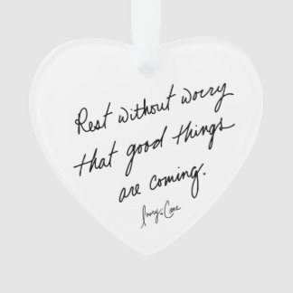 Hand-Scripted Good Things Inspirational Heart