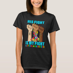 Hand sein Kampf ist mein Kampf Autismus Bewusstsei T-Shirt