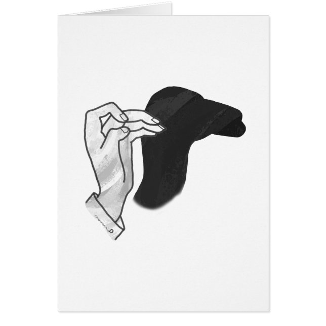 Hand Silhouette Camel (Vorne)