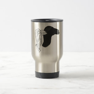 Hand Silhouette Camel Reisebecher