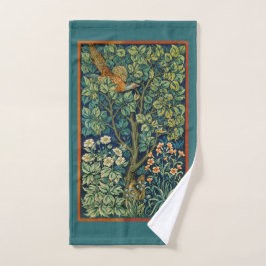 HAND TOWEL : WILLIAM MORRIS : PHEASANT DESIGN HANDTUCH