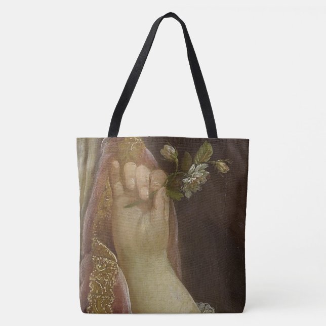 Hand und Blume Tasche (Vorderseite)