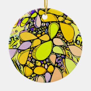 Hand- und digital gemalte Musterkunst 13 Keramik Ornament