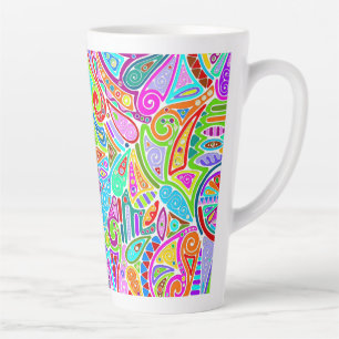 Hand und digital gestrichen Muster Art 7 Milchtasse