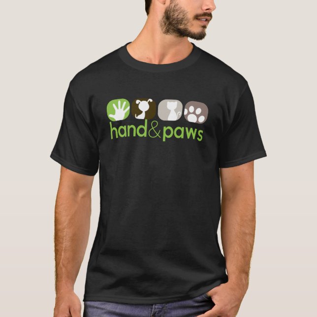 Hand und Pfoten T-Shirt (Vorderseite)