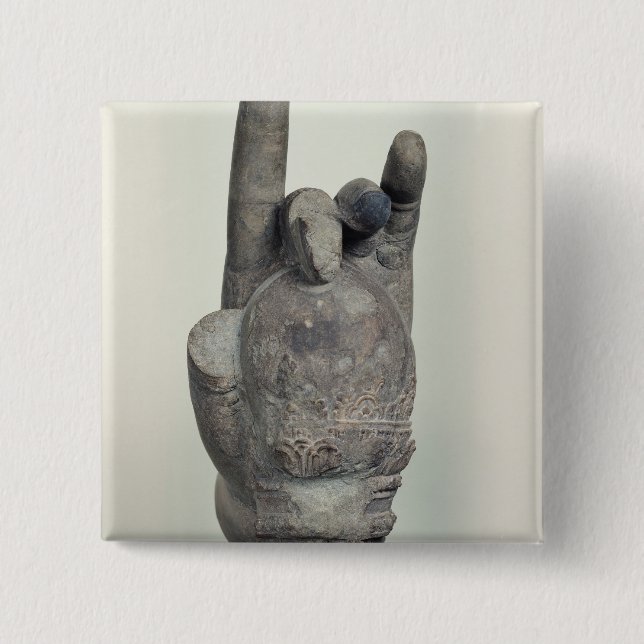Hand von einer kolossalen Statue von Shiva, vom Button (Vorderseite)