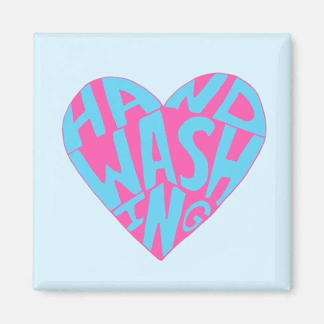 Hand waschen magnet (Vorne)