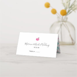 Hand Watercolor Weihnachtsgeschmack Platzkarte