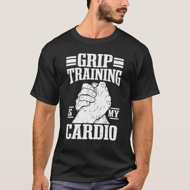 Hand-Wrestling-Arm-Wrestling und Arm-Wrestler T-Shirt (Vorderseite)