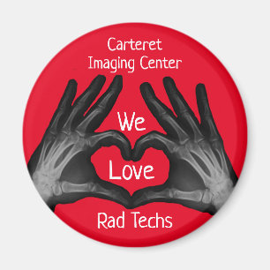Hand Xray Heart Krass Tech Wertungsmagnet Magnet