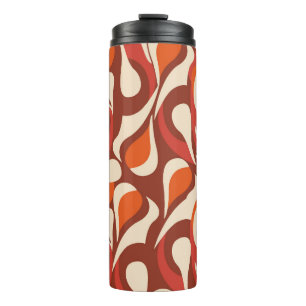 Hand zeichne ein etnisches Muster. Stilvoller Desi Thermosbecher