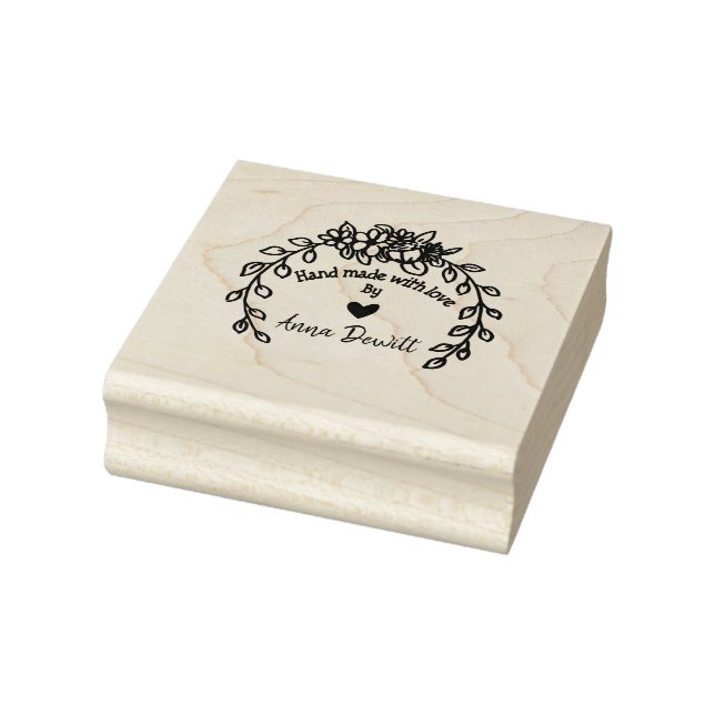 Handarbeit aus Briefmarke aus Blumenkautschuk Gummistempel (Stempel)