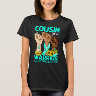 Handaufnahmen eines Warrior Tourette-Syndrom-Cousi T-Shirt