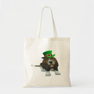 Handbag Basset Hound Happy St.Patrick's Day Tragetasche
