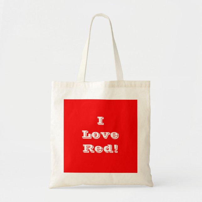Handbag I Liebe Red Tragetasche (Vorne)