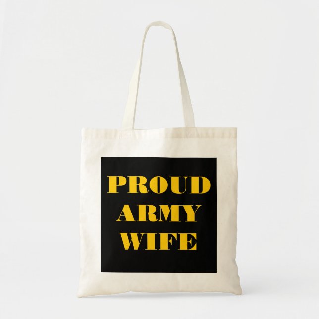 Handbag Proud Army-Ehefrau Tragetasche (Vorne)