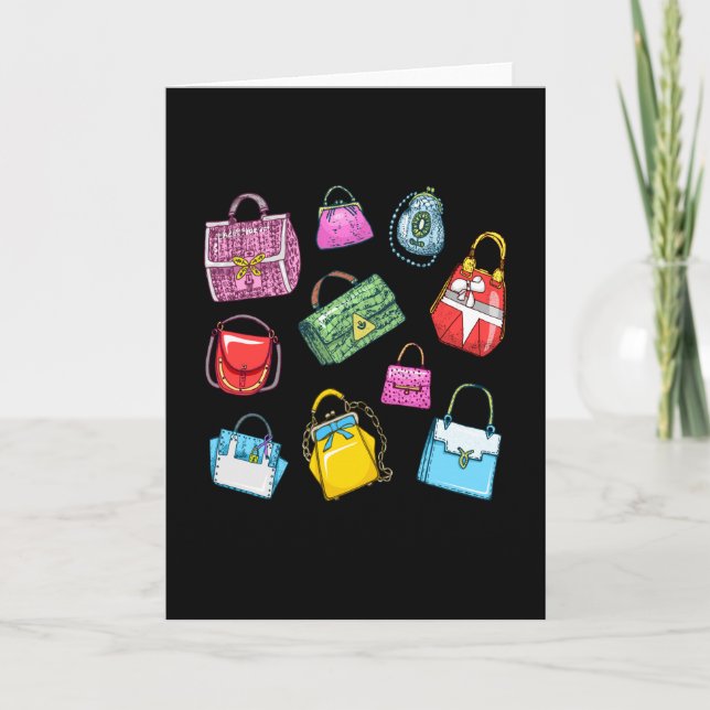 Handbags Collection Fashion Karte (Vorderseite)