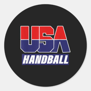 Handball 2021 USA-Team Runder Aufkleber