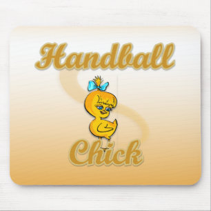Handball Chick Mousepad