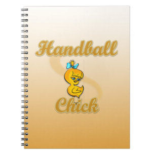 Handball Chick Notizblock
