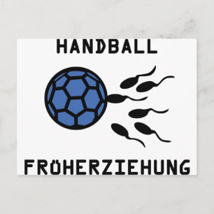 Handball-Früherziehung-Symbol Postkarte