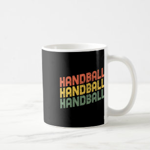 Handball-Geschenk Vintager Stil Kaffeetasse