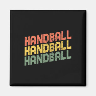 Handball-Geschenk Vintager Stil Magnet