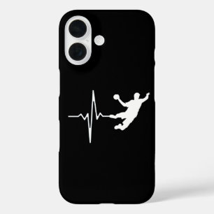 Handball - Handball Player Heartbeat iPhone 16 Hülle