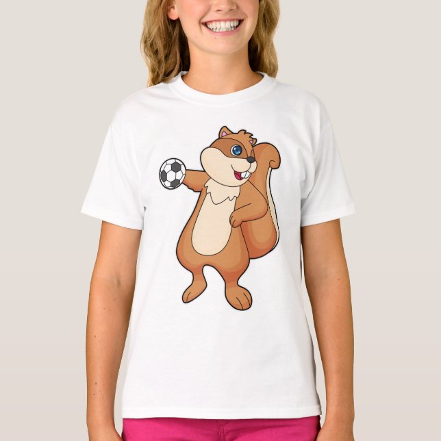 Handball-Handballspieler T-Shirt (Vorderseite)