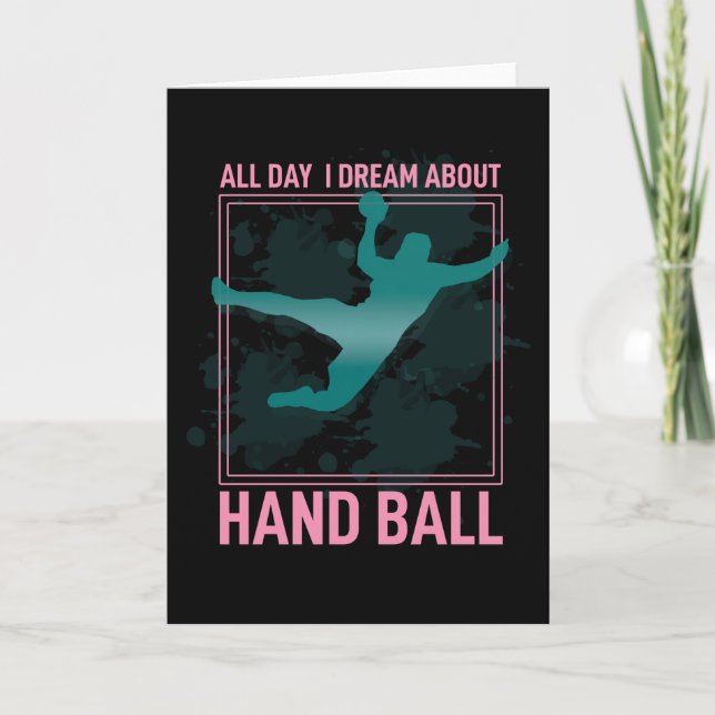 Handball ist mein Leben Karte (Vorderseite)
