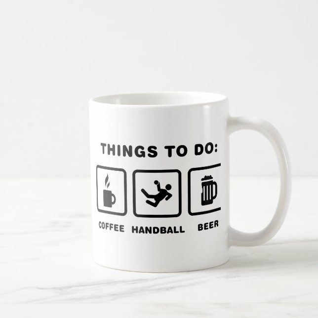 Handball Kaffeetasse (Rechts)
