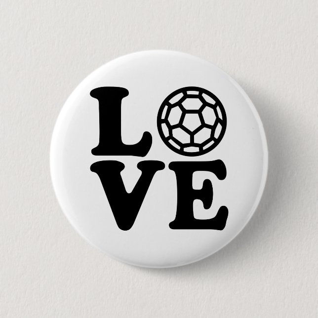 Handball-Liebe Button (Vorderseite)