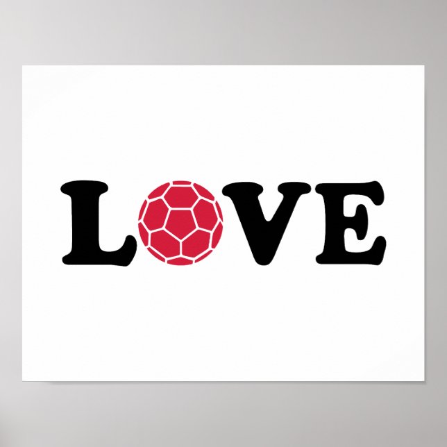 Handball-Liebe Poster (Vorne)