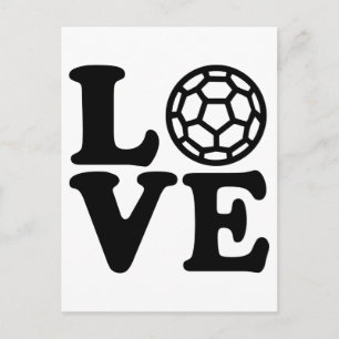 Handball-Liebe Postkarte