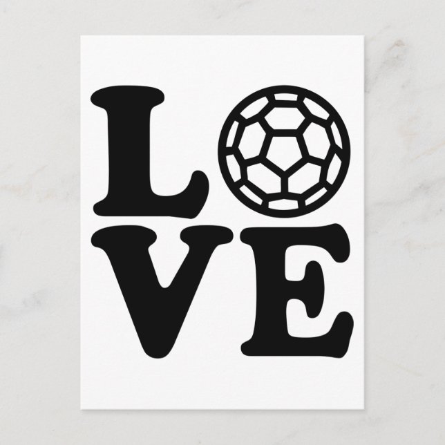 Handball-Liebe Postkarte (Vorderseite)