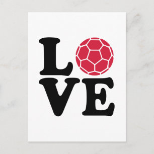 Handball-Liebe Postkarte