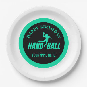 Handball Mädchen Geburtstag, Handball Spielerin Ge Pappteller
