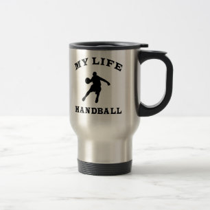 Handball mein Leben Reisebecher