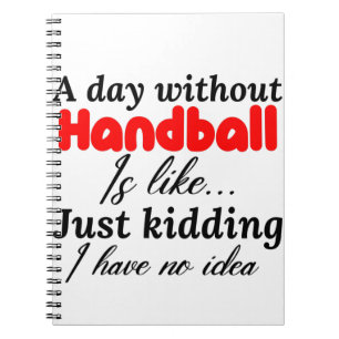 Handball Notizblock