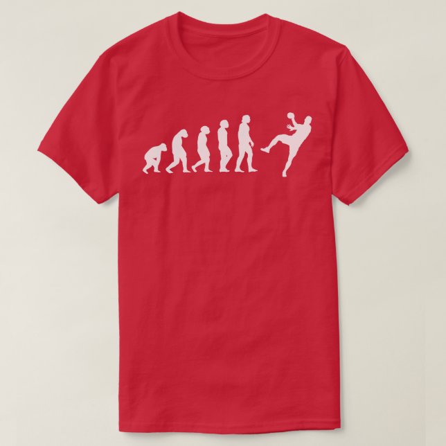 Handball Player Evolution 1 T-Shirt (Design vorne)