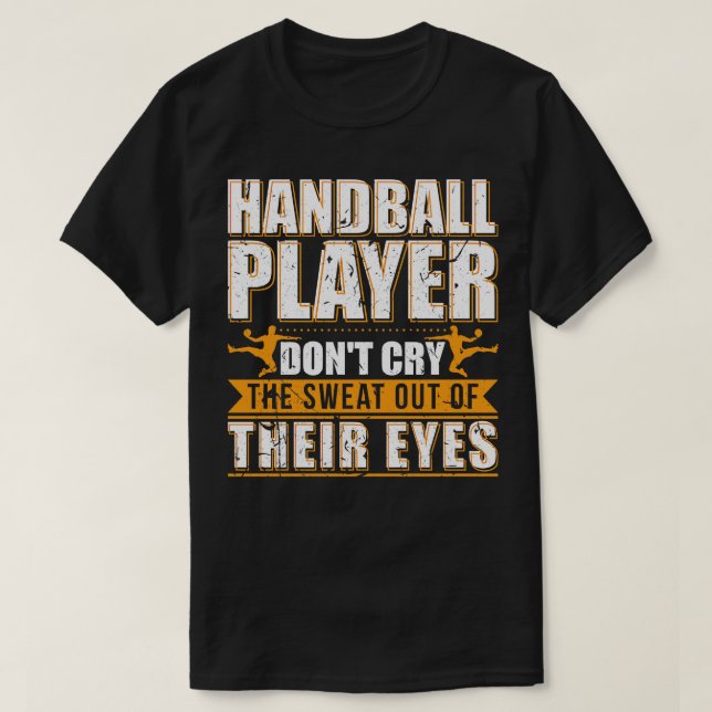 Handball Player Geschenk Funny T-Shirt (Design vorne)