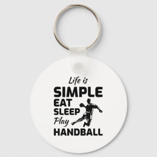 Handball Player Sport Team Handballer Funny Sprich Schlüsselanhänger