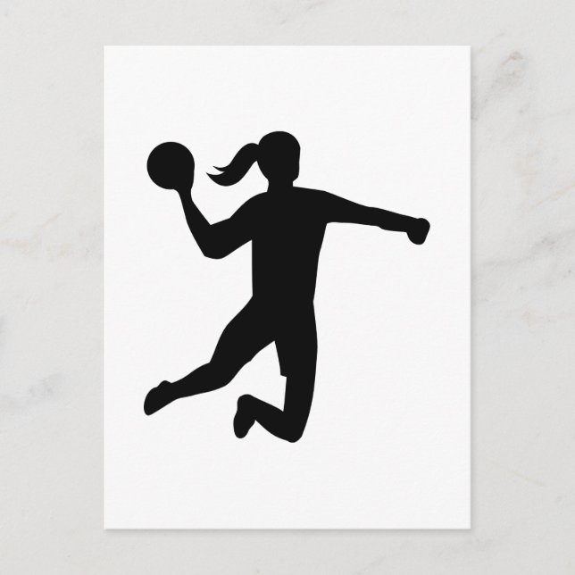 Handball Postkarte (Vorderseite)