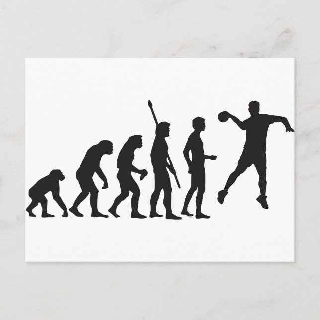 Handball Postkarte (Vorderseite)