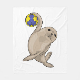 Handball-Siegel Fleecedecke