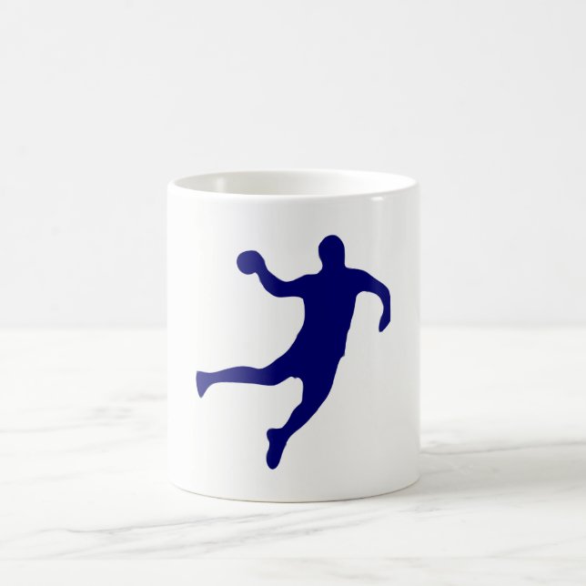 Handball-Silhouette Kaffeetasse (Mittel)