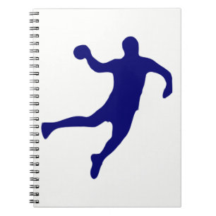 Handball-Silhouette Notizblock