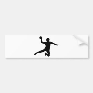 Handball spieler dodgeball autoaufkleber
