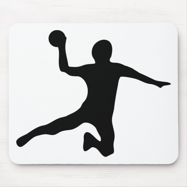 Handball spieler dodgeball mousepad (Vorne)