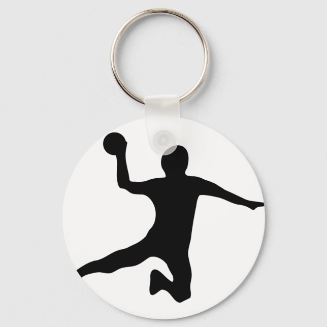 handball spieler dodgeball schlüsselanhänger (Vorderseite)